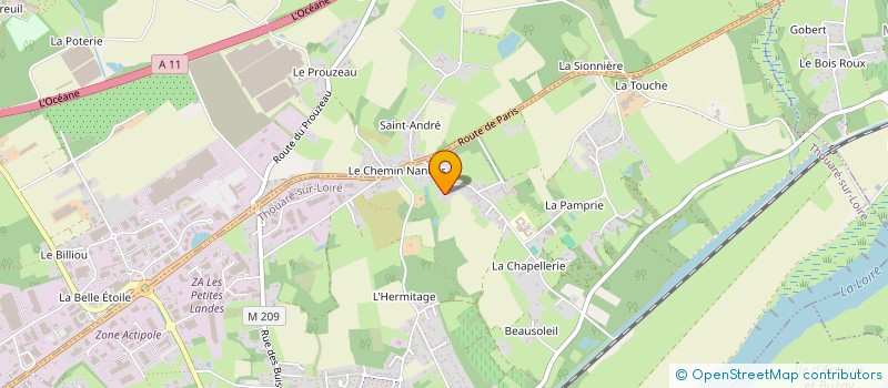 localisation de l'entreprise FORCE 44  LA BAULE-ESCOUBLAC