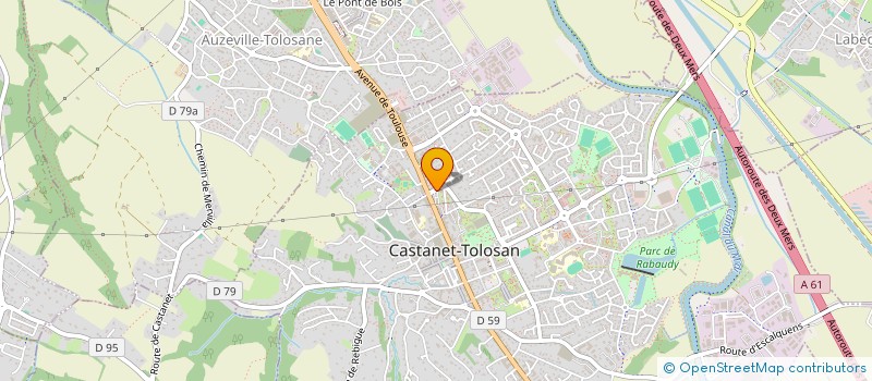 localisation de l'entreprise FORCE 6 à CASTANET-TOLOSAN