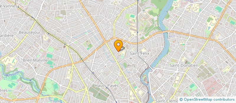 localisation de l'entreprise FORCE 7  NANTES