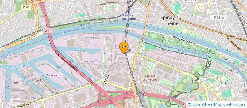localisation de l'entreprise FORCE 7 à GENNEVILLIERS
