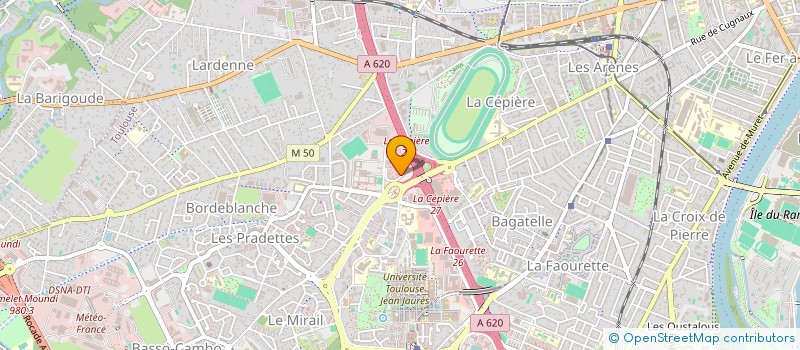 localisation de l'entreprise FORCE 7 GARONNE à TOULOUSE