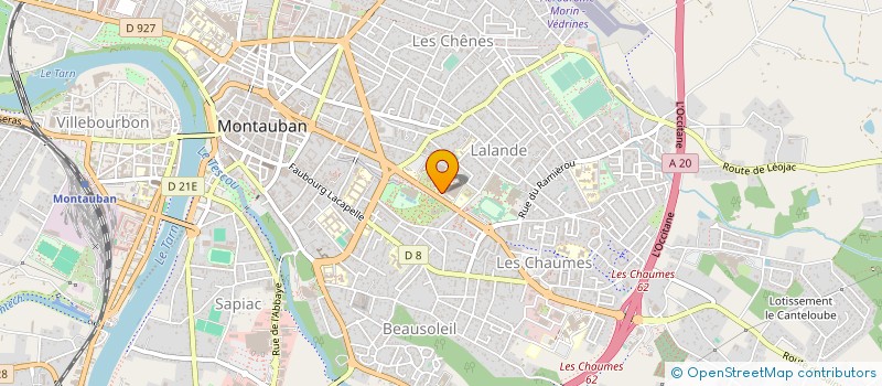 localisation de l'entreprise FORCE 8  MONTAUBAN