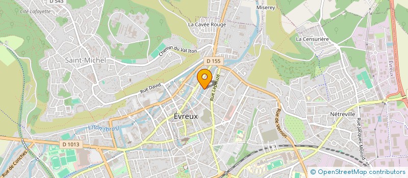 localisation de l'entreprise FORCE 8 à EVREUX