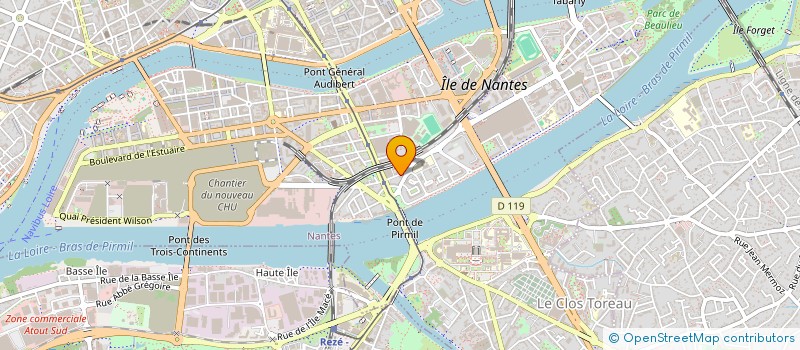 localisation de l'entreprise FORCE à NANTES