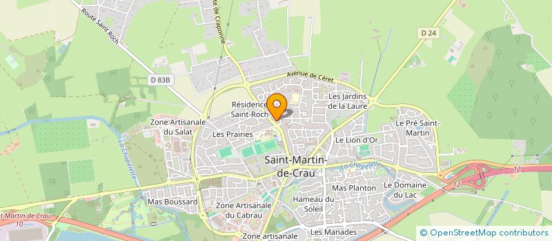 localisation de l'entreprise FORCE ACTION à SAINT-MARTIN-DE-CRAU