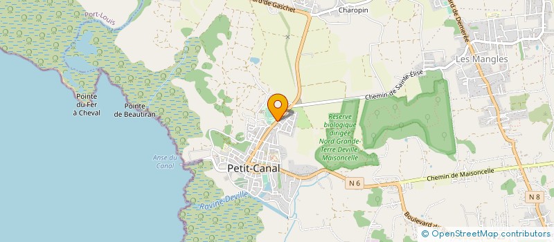 localisation de l'entreprise FORCE ACTIVE SOCIALE à PETIT-CANAL