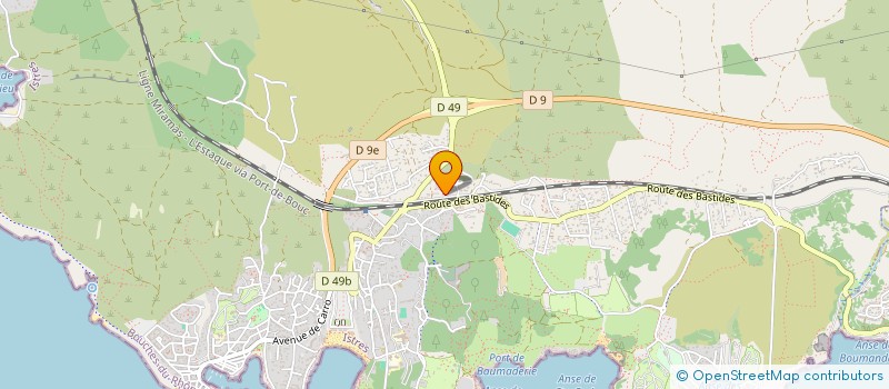localisation de l'entreprise FORCE ARTISTIQUE NAESTRO à MARTIGUES