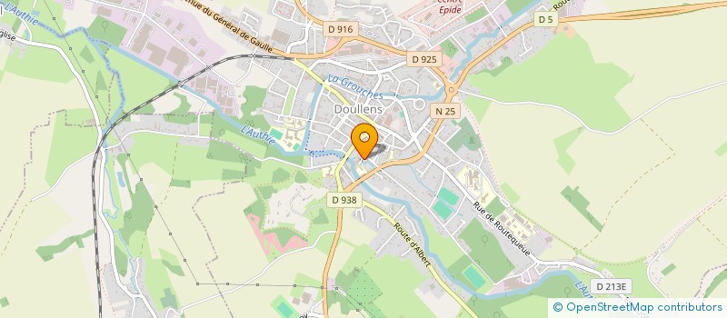 localisation de l'entreprise FORCE ATHLETIQUE HALTEROPHILIE MUSCU à DOULLENS