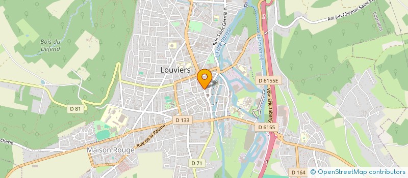 localisation de l'entreprise FORCE ATHLETIQUE LOVERIENNE  LOUVIERS