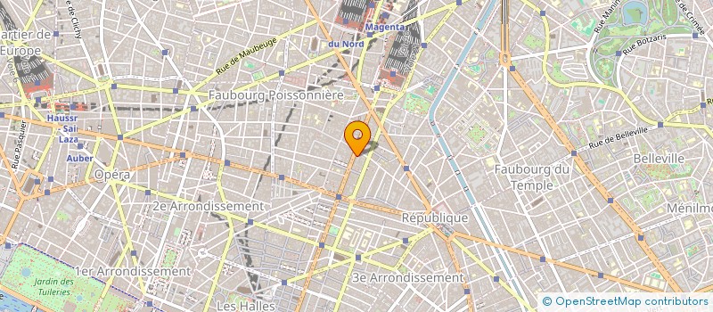 localisation de l'entreprise FORCE BAT CONSTRUCTION à PARIS