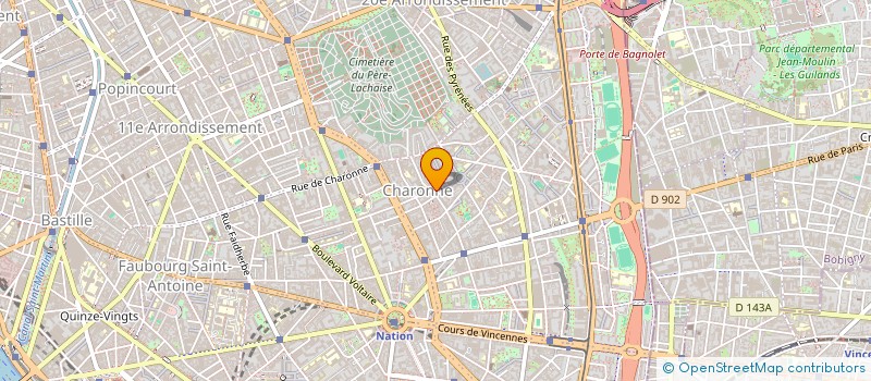 localisation de l'entreprise FORCE BEAUTY LAB  PARIS