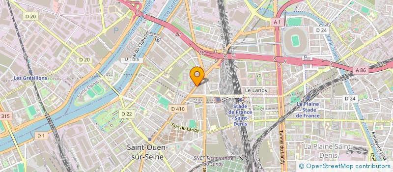 localisation de l'entreprise FORCE DE VENTE PLEYEL à SAINT-DENIS