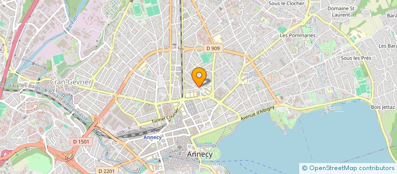 localisation de l'entreprise FORCE DEMOCRATE DE HAUTE SAVOIE à ANNECY