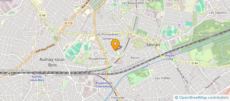 localisation de l'entreprise FORCE DES MIXITES 05 à SEVRAN