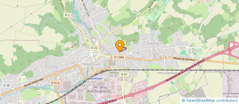 localisation de l'entreprise FORCE DETERMINATION MOUVEMENT GYMNASTIQUE  DAGNEUX