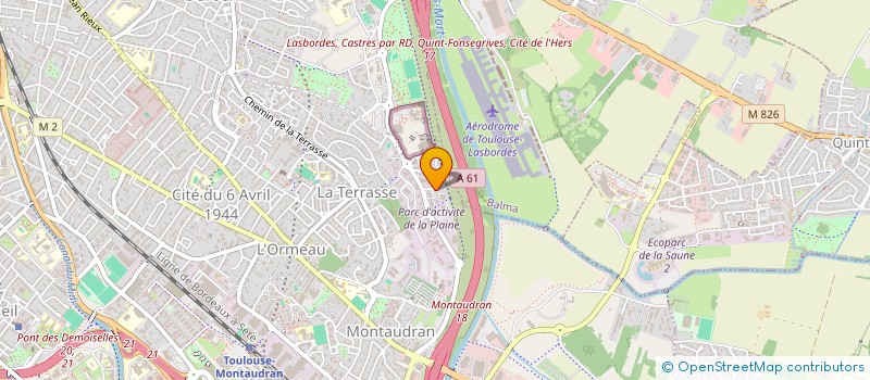 localisation de l'entreprise FORCE DISTRIBUTION  TOULOUSE