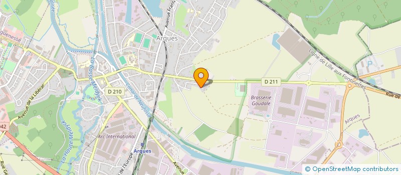 localisation de l'entreprise FORCE DOUCE à ARQUES