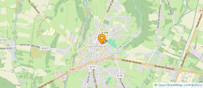 localisation de l'entreprise FORCE DYNAMISME INSERTION à LANNEMEZAN
