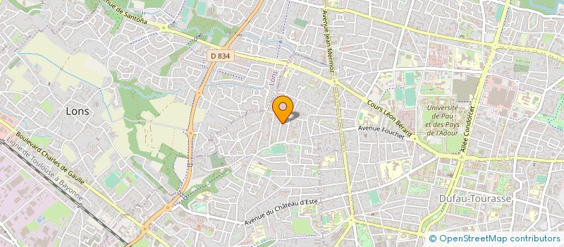 localisation de l'entreprise FORCE ECO TECH  LESCAR