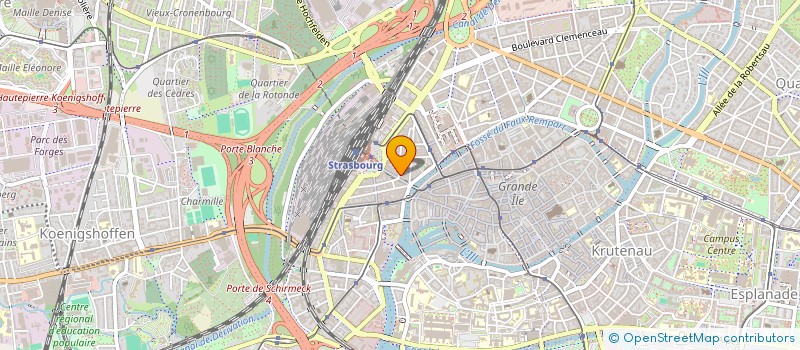 localisation de l'entreprise FORCE ET PIMENT à STRASBOURG