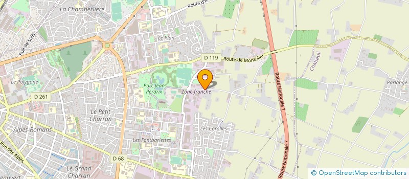 localisation de l'entreprise FORCE'ETIK à VALENCE