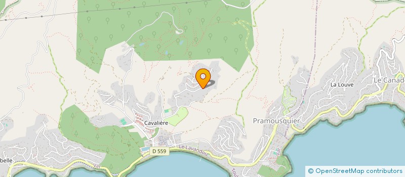 localisation de l'entreprise FORCE G 5 à LE LAVANDOU