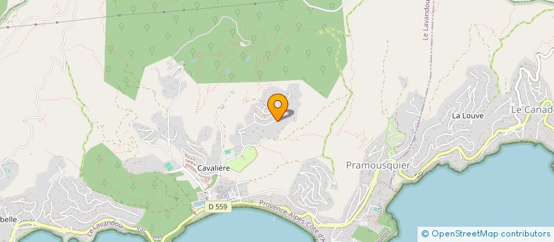 localisation de l'entreprise FORCE G4 à LE LAVANDOU
