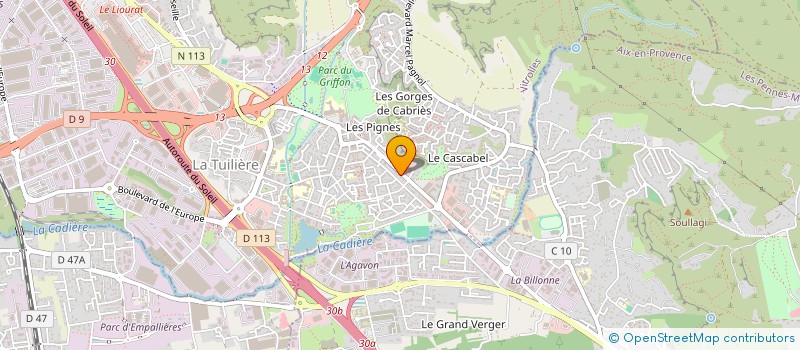 localisation de l'entreprise FORCE-GARDIENNAGE-SECURITE F.G.S.  VITROLLES