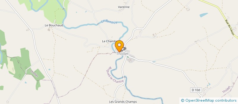 localisation de l'entreprise FORCE HYDRO BENAIZE  THOLLET