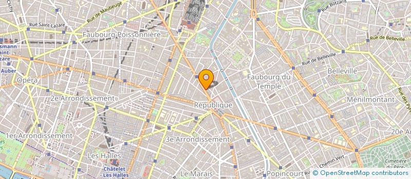 localisation de l'entreprise FORCE INTERIM 2001 à PARIS