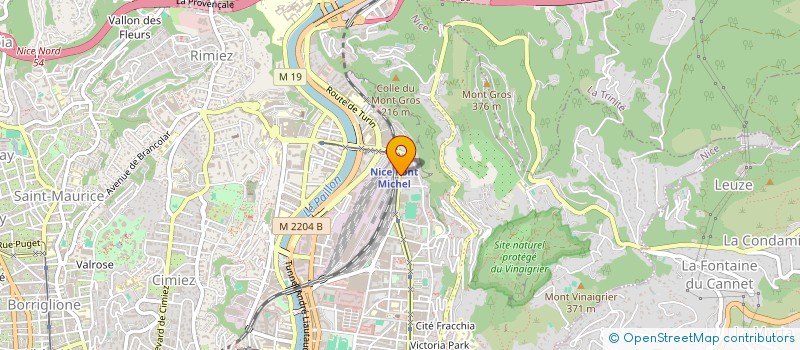 localisation de l'entreprise FORCE MAITRISE ENERGIE ET ELECTRICITE à NICE