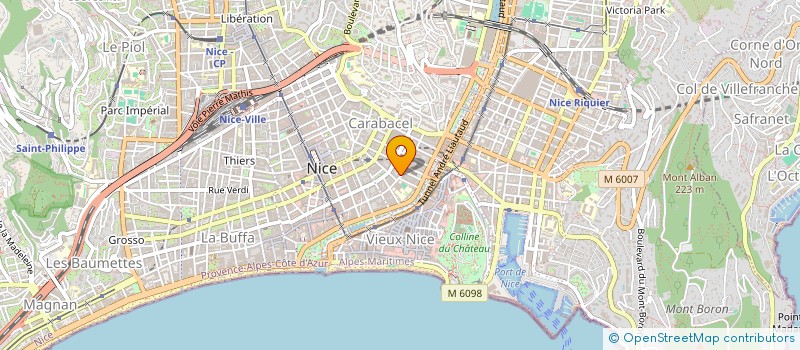 localisation de l'entreprise FORCE MARTIALE  NICE