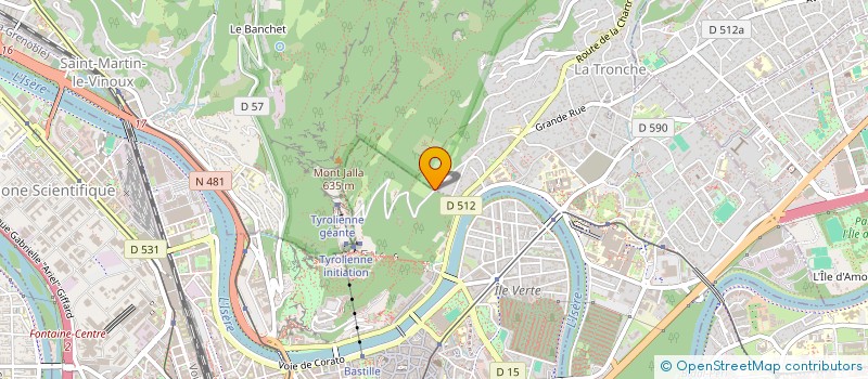 localisation de l'entreprise FORCE MOTRICE POLLER à LA TRONCHE