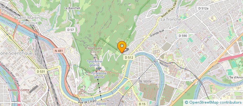 localisation de l'entreprise FORCE MOTRICE WAGNER à LA TRONCHE