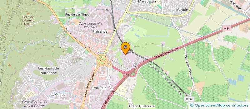 localisation de l'entreprise FORCE NATURE 11  ARGENS-MINERVOIS