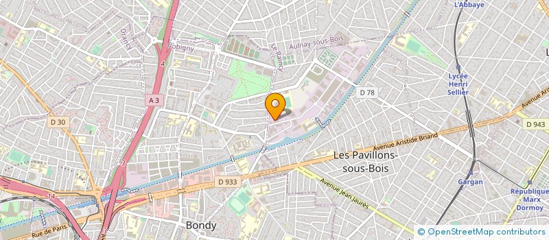 localisation de l'entreprise FORCE.NET à LES PAVILLONS-SOUS-BOIS