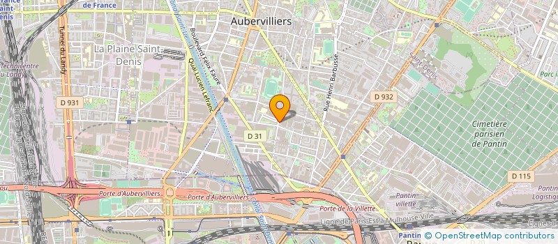 localisation de l'entreprise FORCE ONE PROTECTION PRIVEE à AUBERVILLIERS