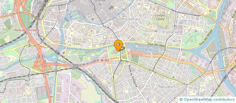localisation de l'entreprise FORCE OUVRIERE à STRASBOURG