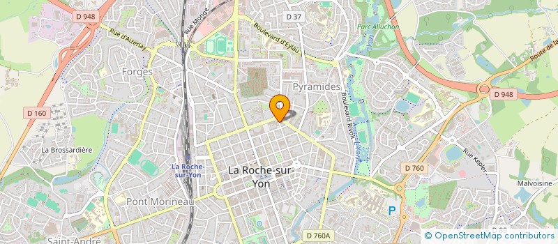 localisation de l'entreprise FORCE OUVRIERE DE COMMUNICATION à LA ROCHE-SUR-YON