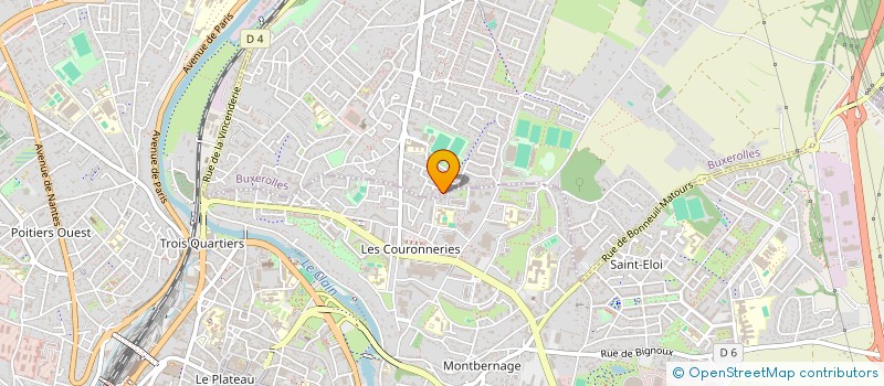 localisation de l'entreprise FORCE OUVRIERE DEFENSE CONSOMMATEURS LOCATAIRE à BUXEROLLES
