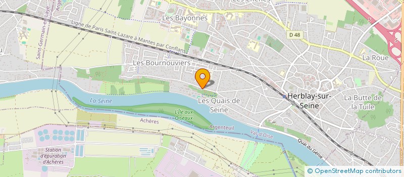 localisation de l'entreprise FORCE PLUS  HERBLAY-SUR-SEINE