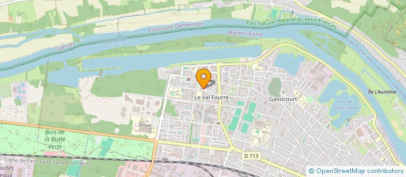 localisation de l'entreprise FORCE PROTECTION GARDIENNNAGE SECURITE  MANTES-LA-JOLIE