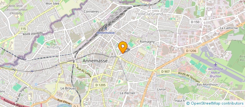 localisation de l'entreprise FORCE RESPECT DIGNITE FIGHTING  ANNEMASSE