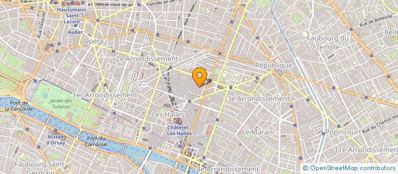 localisation de l'entreprise FORCE ROUGE à PARIS