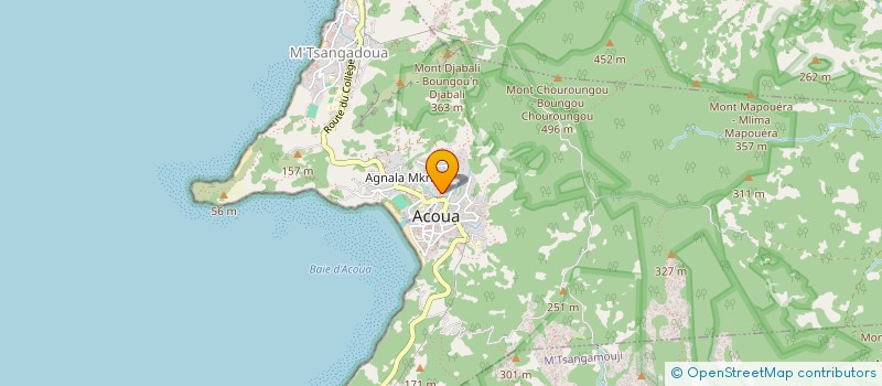 localisation de l'entreprise FORCE SECURITE DE MAYOTTE SARL à ACOUA