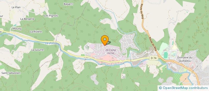 localisation de l'entreprise FORCE SECURITE SUD à SAINTE-MAXIME