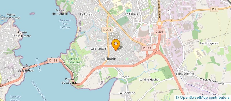localisation de l'entreprise FORCE SEPT INVEST  SAINT-MALO
