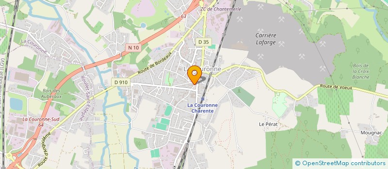 localisation de l'entreprise FORCE SUD 16 à LA COURONNE