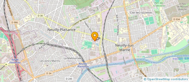 localisation de l'entreprise FORCE TELETHON NEUILLY-SUR-MARNE à NEUILLY-SUR-MARNE