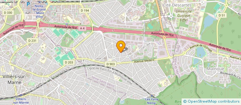 localisation de l'entreprise FORCE TELETHON NOISY-LE-GRAND  NOISY-LE-GRAND